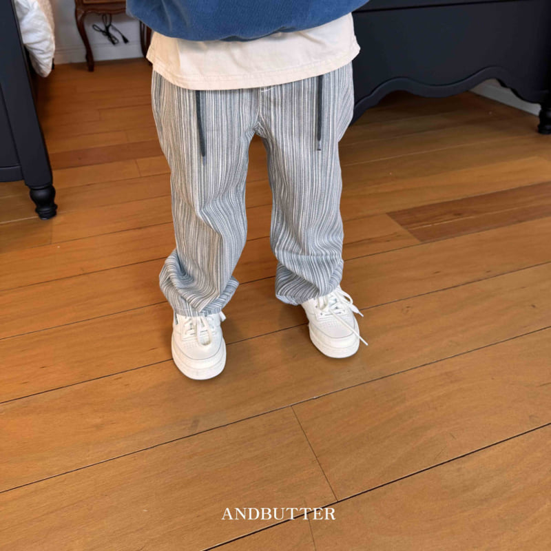 Andbutter - Korean Children Fashion - #minifashionista - String Denim Pants - 3