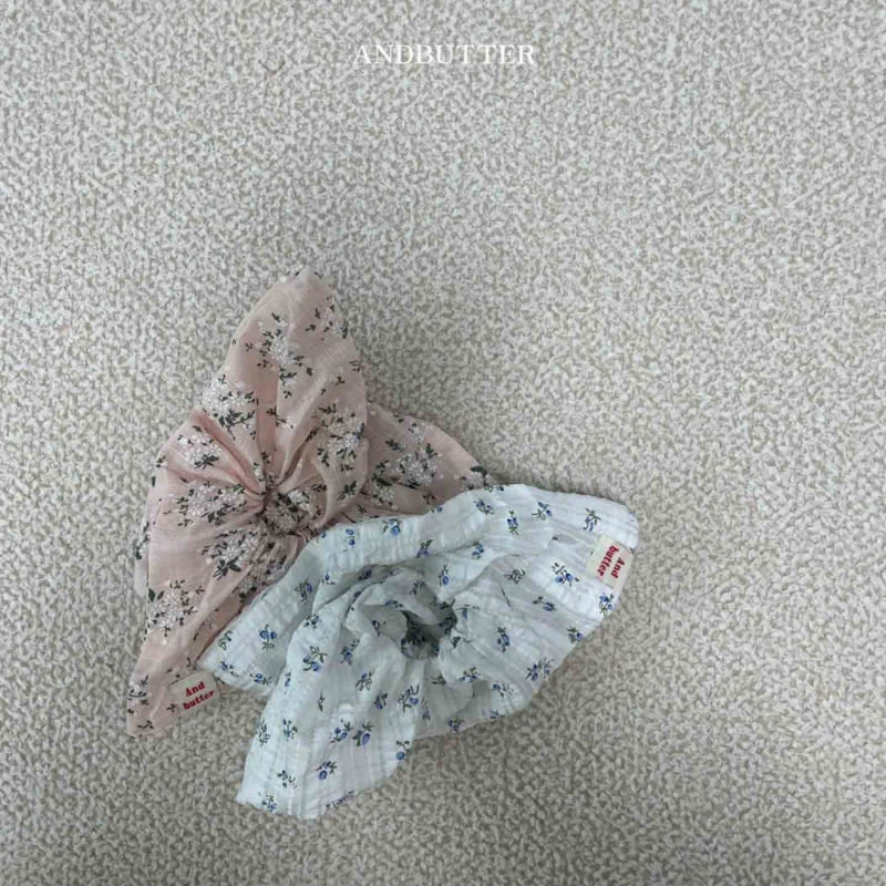 Andbutter - Korean Children Fashion - #minifashionista - Flower Square Chouchou - 10
