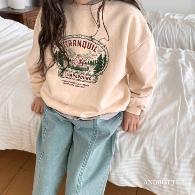 Andbutter - Korean Children Fashion - #minifashionista - Pigment Slit Pants - 6