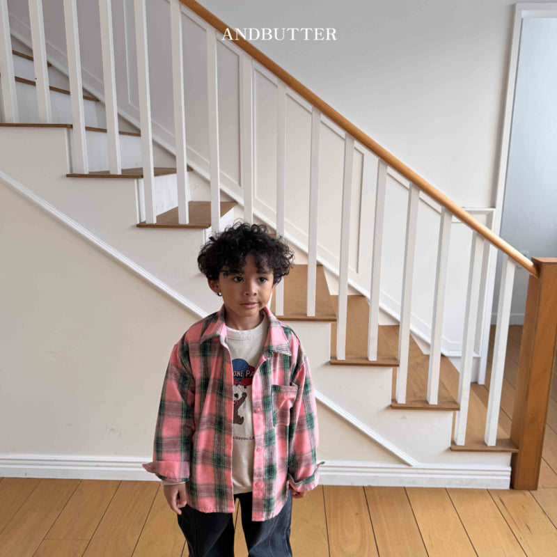 Andbutter - Korean Children Fashion - #magicofchildhood - Vintage Pocket Shirt - 4