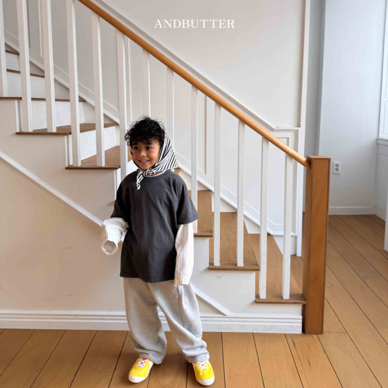 Andbutter - Korean Children Fashion - #minifashionista - Button Wide Pants - 7