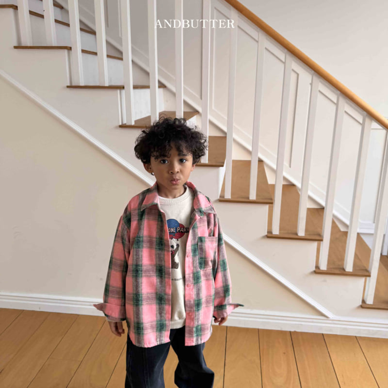 Andbutter - Korean Children Fashion - #prettylittlegirls - Vintage Pocket Shirt - 5