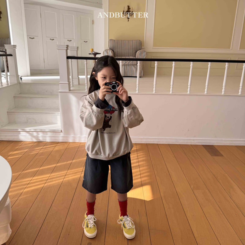 Andbutter - Korean Children Fashion - #minifashionista - Bear Sweatshirts - 4