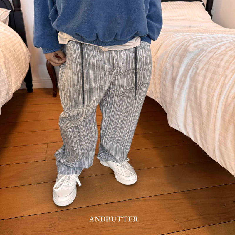 Andbutter - Korean Children Fashion - #stylishchildhood - String Denim Pants - 7
