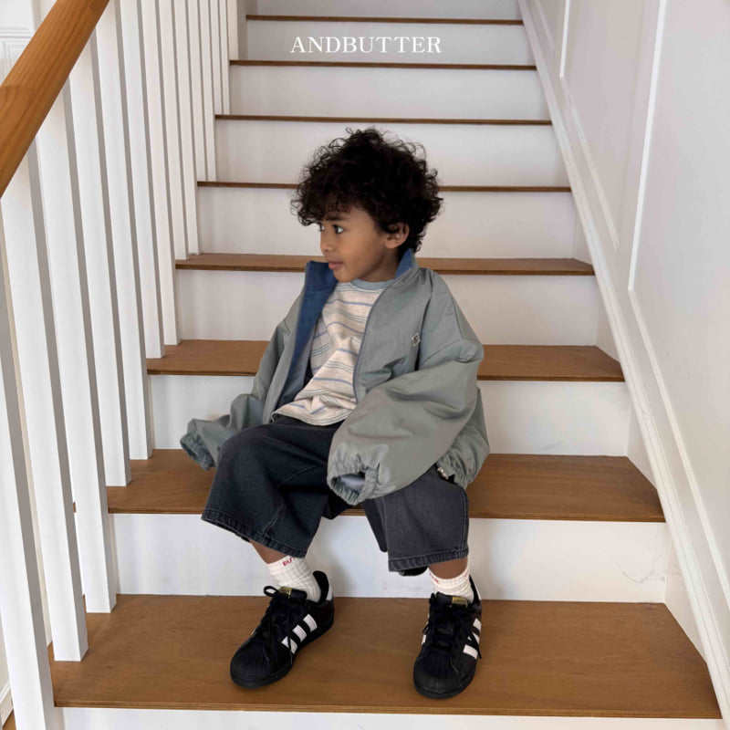 Andbutter - Korean Children Fashion - #stylishchildhood - Raglan Windbreaker - 3