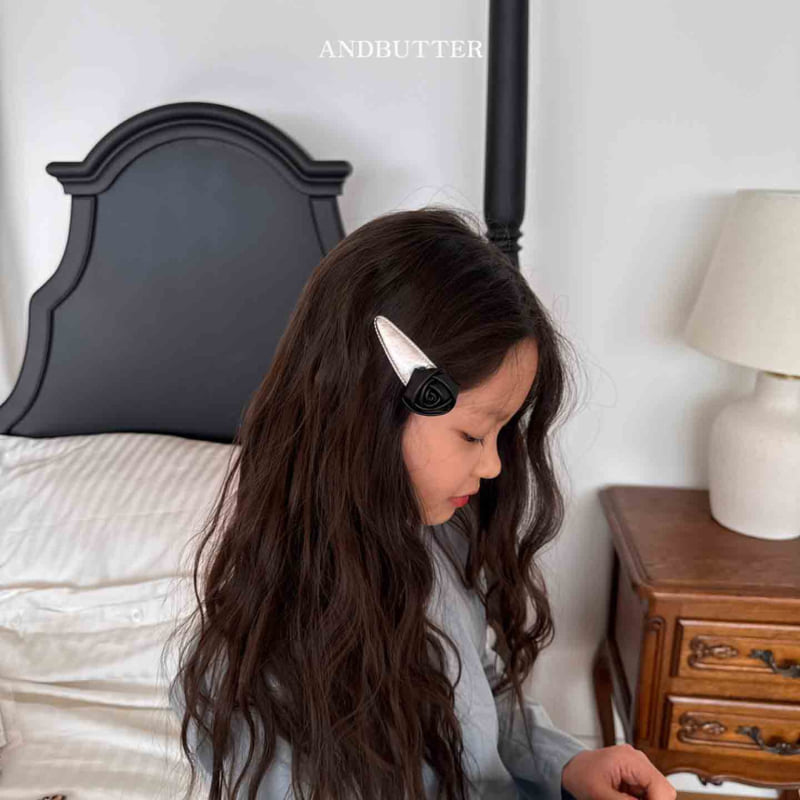 Andbutter - Korean Children Fashion - #todddlerfashion - Shine Rose Pin - 2