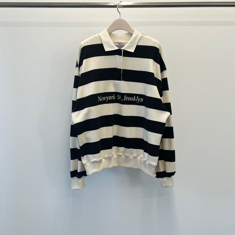 Another Avenue - Korean Women Fashion - #momslook - Brooklyn Embroidery Sweatshirts - 6