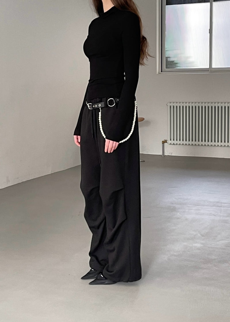 Another Avenue - Korean Women Fashion - #momslook - Two Belt Pants - 9