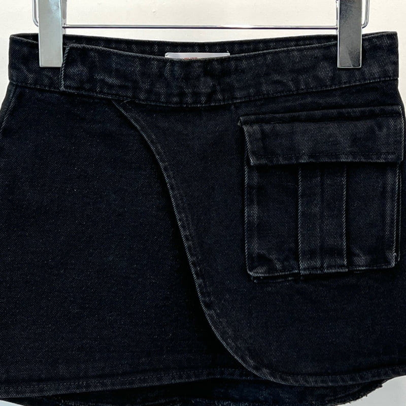 Another Avenue - Korean Women Fashion - #momslook - Wrap Banding Black Denim Pants - 10