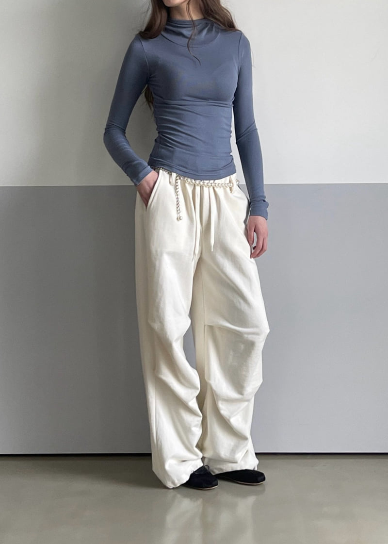 Another Avenue - Korean Women Fashion - #momslook - Pearl Chain Belt - 6