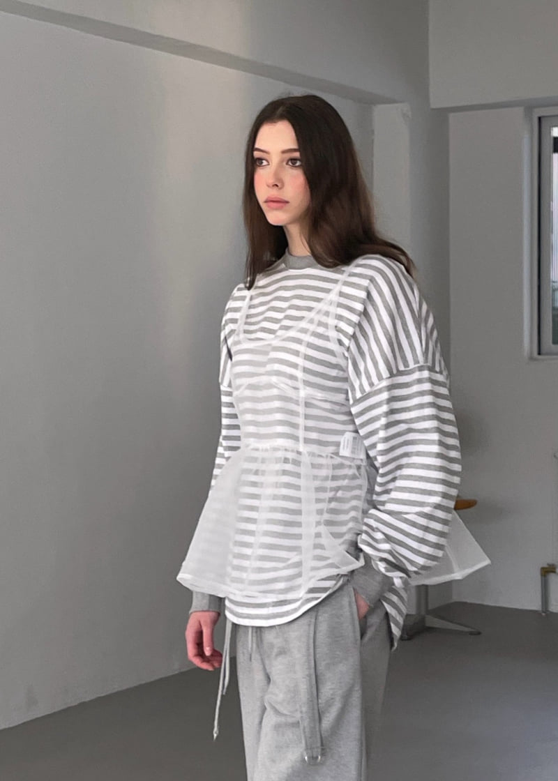 Another Avenue - Korean Women Fashion - #momslook - Billy Stripe Tee - 11