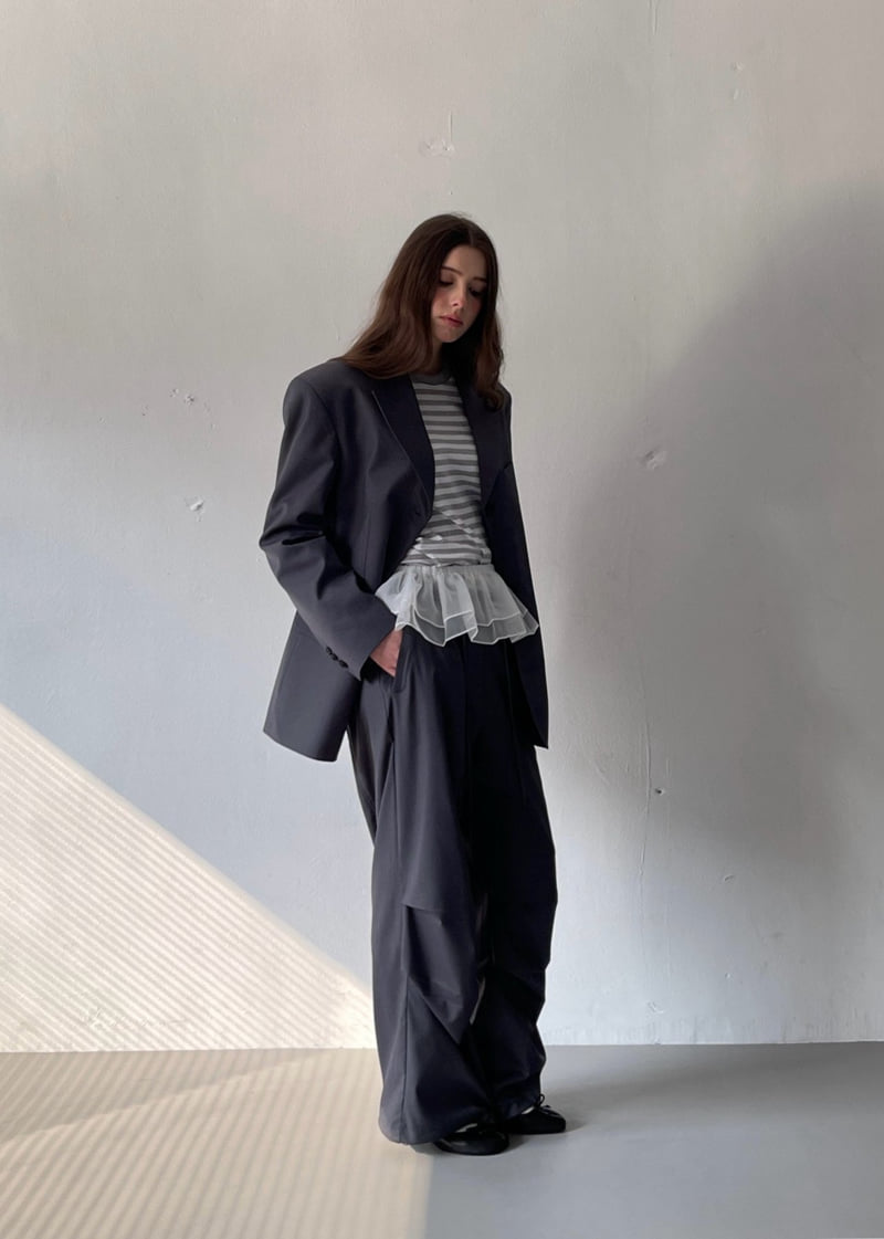 Another Avenue - Korean Women Fashion - #momslook - Setup Wide Pants - 11