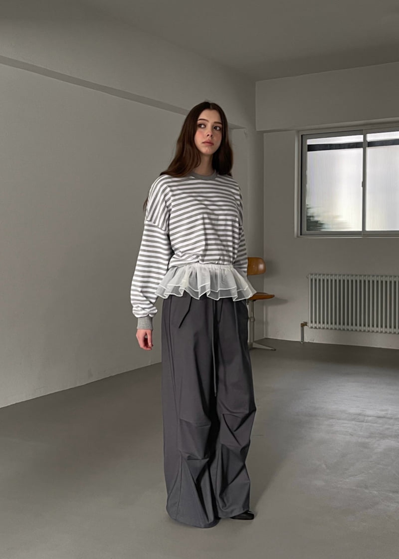 Another Avenue - Korean Women Fashion - #momslook - Setup Wide Pants - 9
