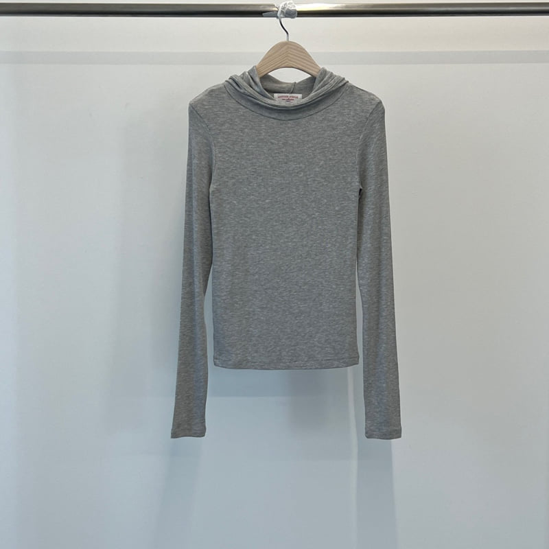 Another Avenue - Korean Women Fashion - #momslook - Baraclava Hood Top - 5