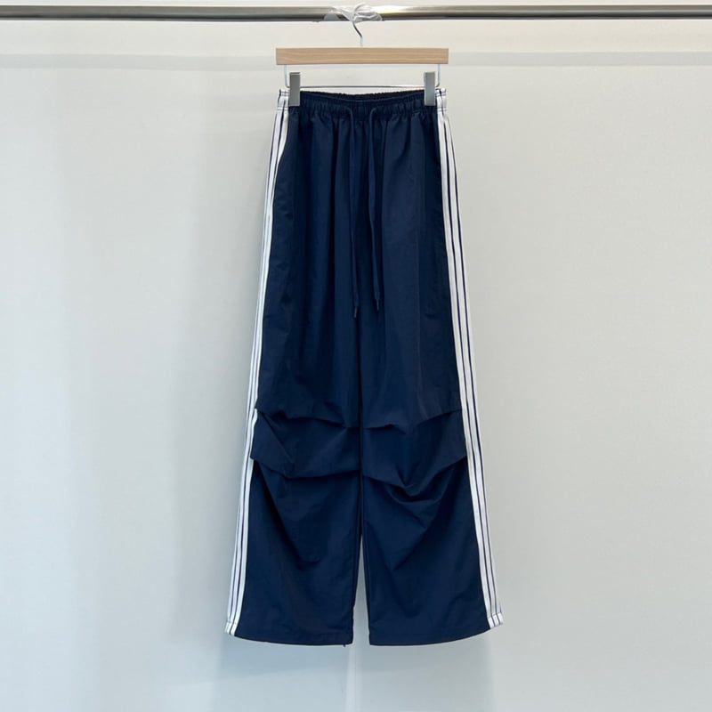 Another Avenue - Korean Women Fashion - #romanticstyle - Three Lines Taping Pants - 2