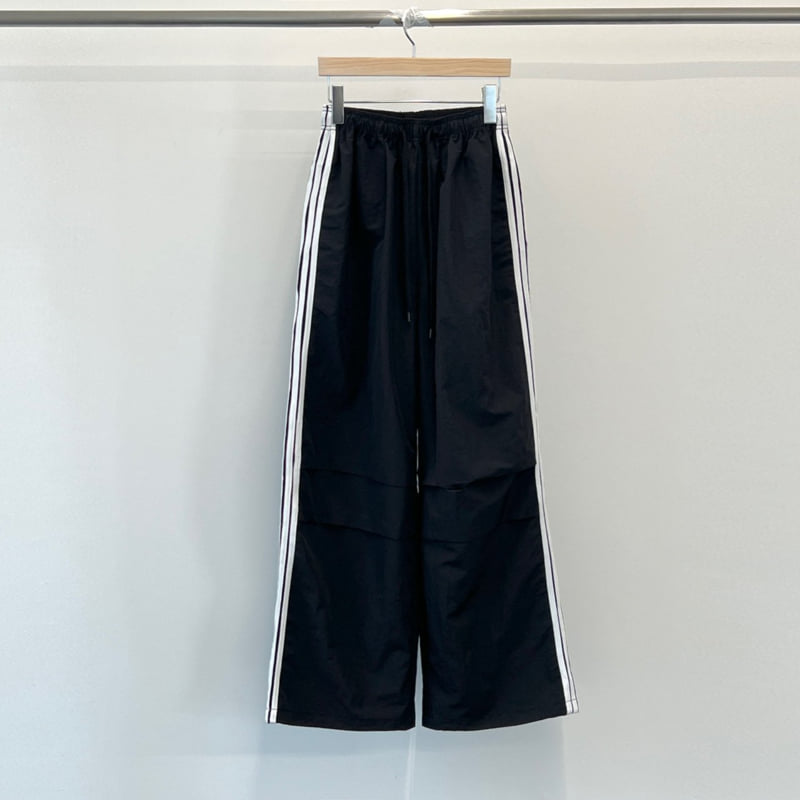Another Avenue - Korean Women Fashion - #shopsmall - Three Lines Taping Pants - 4