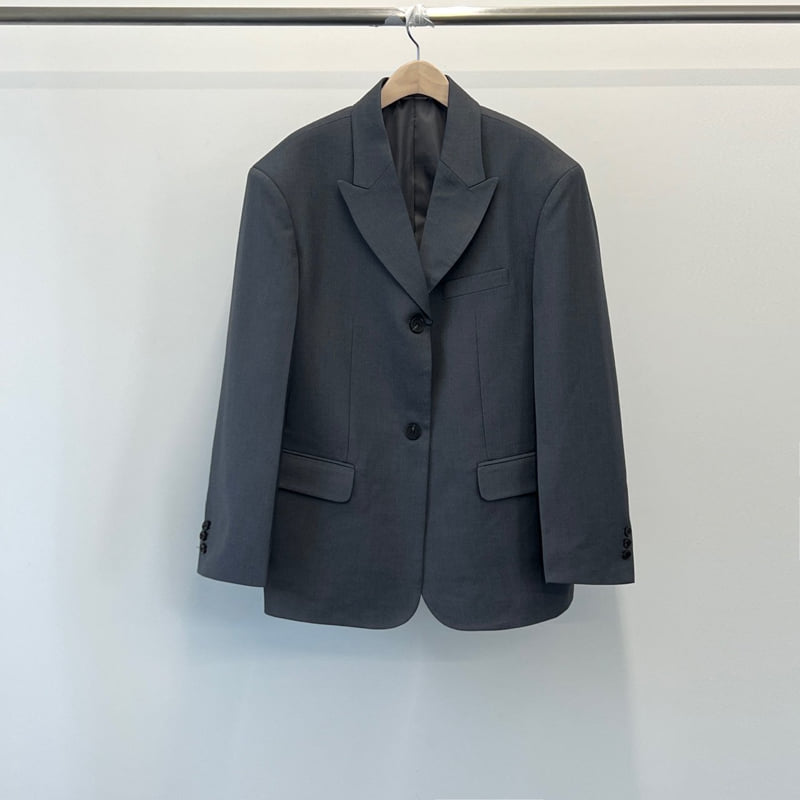 Another Avenue - Korean Women Fashion - #vintageinspired - Setup Overfit Jacket - 2