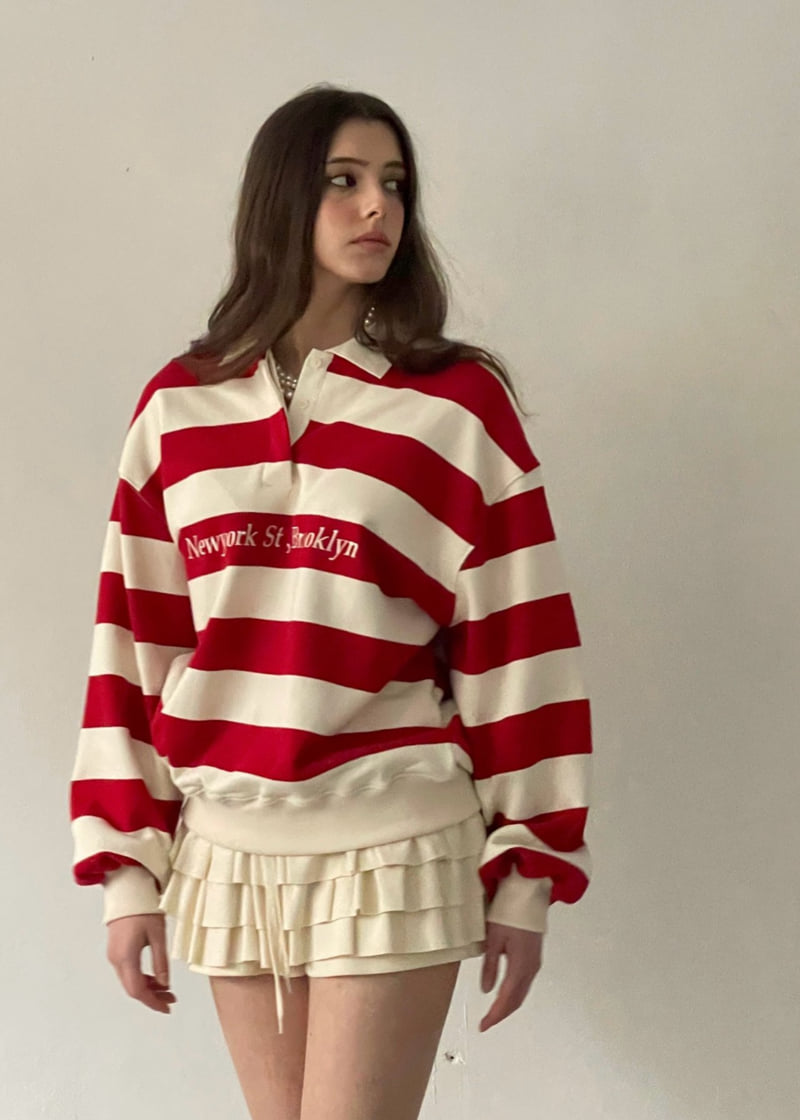 Another Avenue - Korean Women Fashion - #womensfashion - Brooklyn Embroidery Sweatshirts - 11