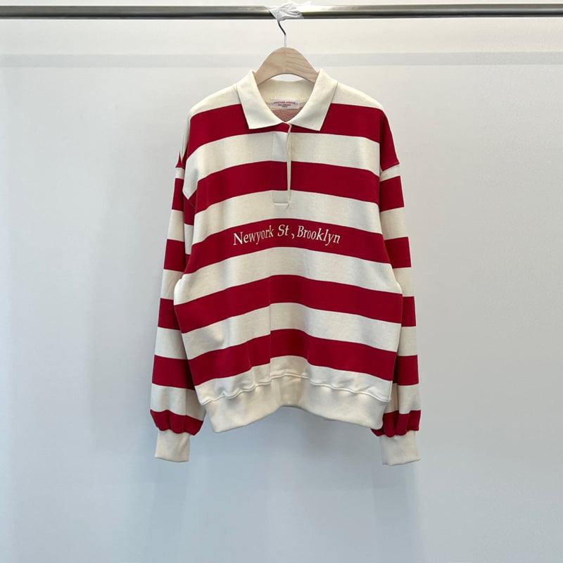 Another Avenue - Korean Women Fashion - #womensfashion - Brooklyn Embroidery Sweatshirts - 3