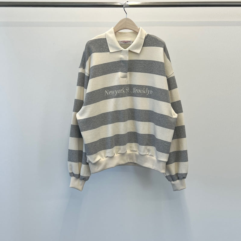 Another Avenue - Korean Women Fashion - #womensfashion - Brooklyn Embroidery Sweatshirts - 5