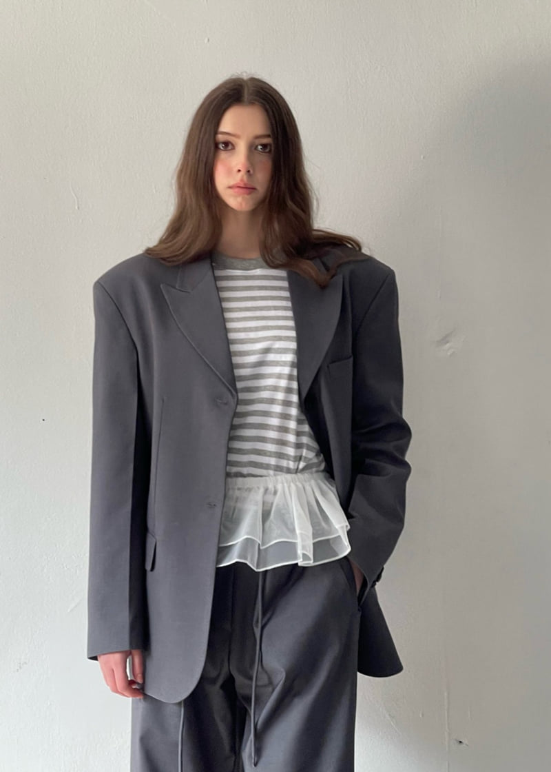 Another Avenue - Korean Women Fashion - #womensfashion - Setup Overfit Jacket - 11