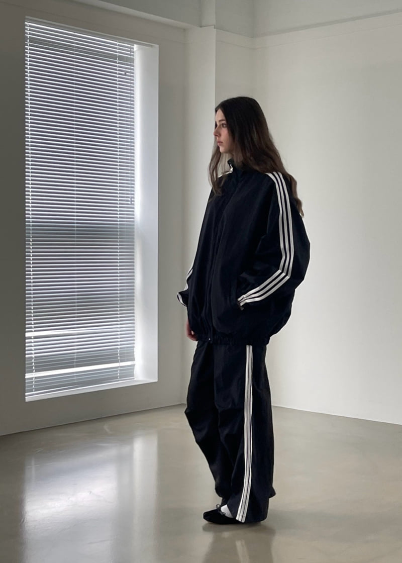 Another Avenue - Korean Women Fashion - #womensfashion - Three Lines Taping Pants - 11