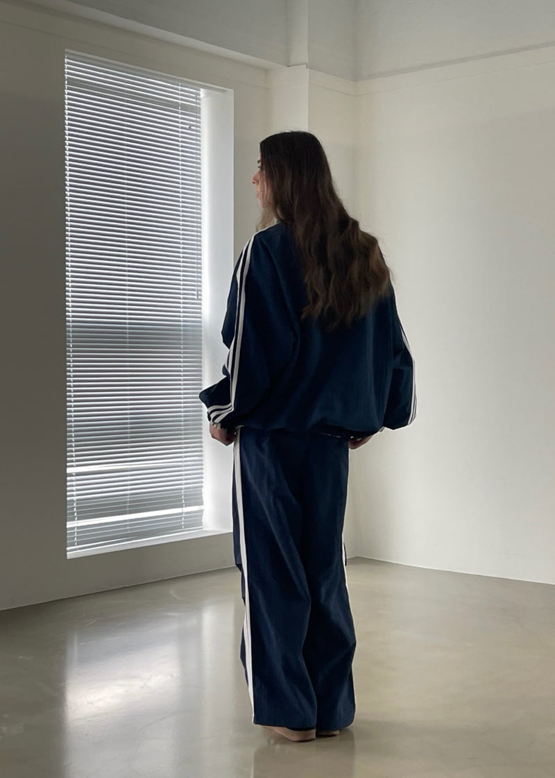 Another Avenue - Korean Women Fashion - #womensfashion - Three Lines Taping Pants - 7