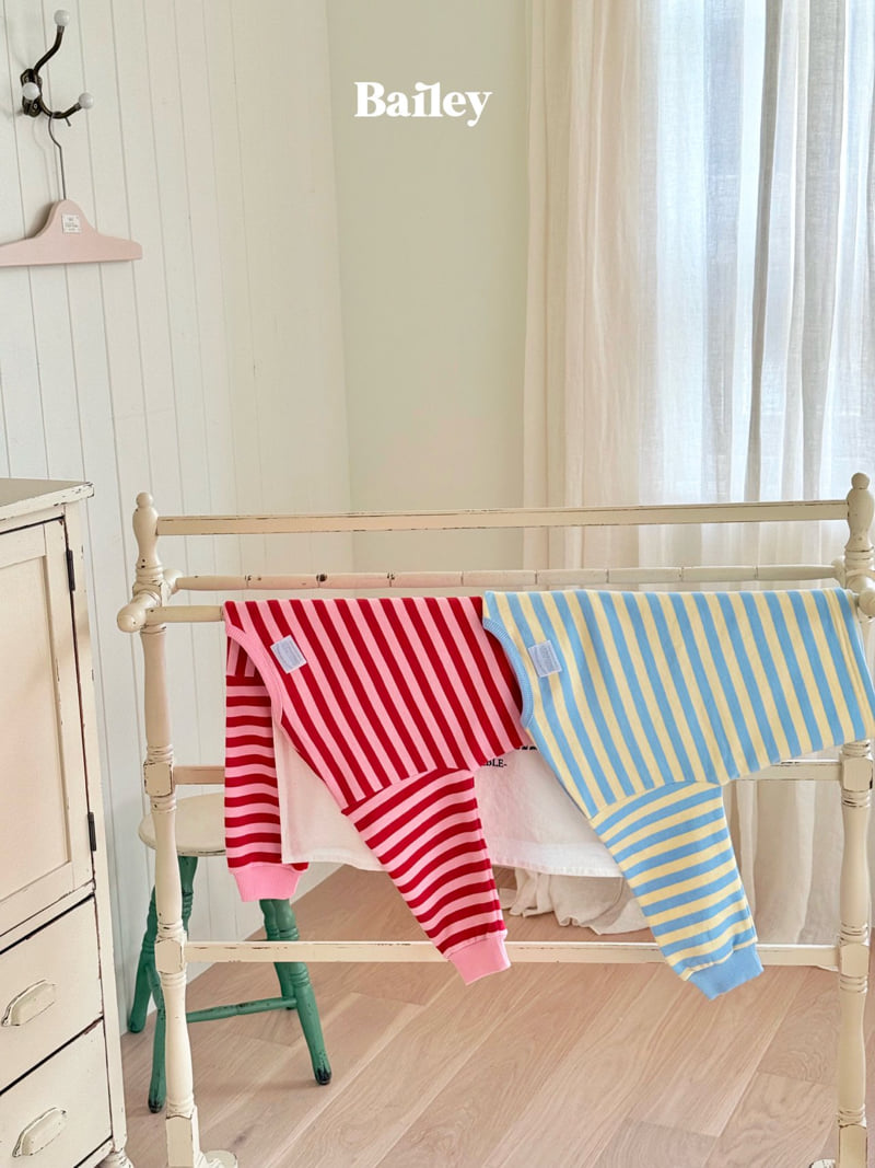 Bailey - Korean Children Fashion - #stylishchildhood - Peekaboo Stripe Tee - 4