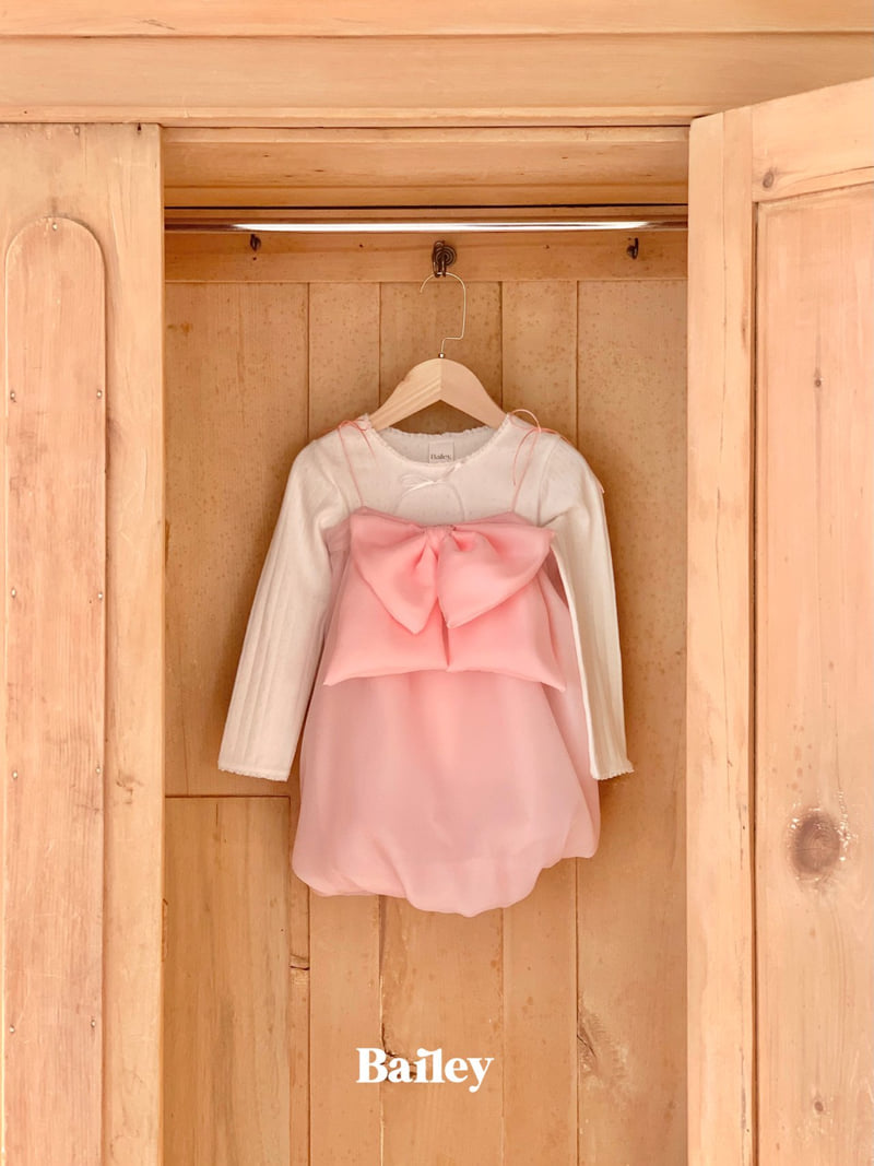 Bailey - Korean Children Fashion - #childofig - Pumpkin Ribbon One-piece - 8