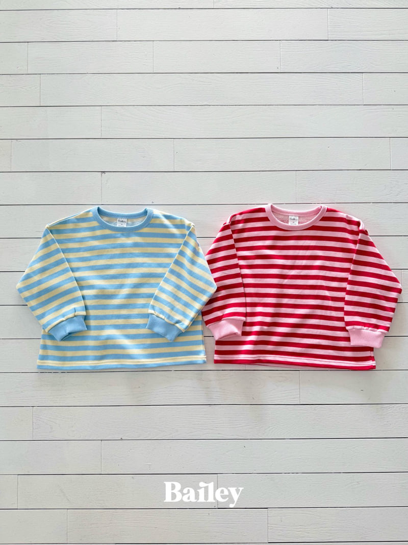 Bailey - Korean Children Fashion - #childrensboutique - Peekaboo Stripe Tee - 5