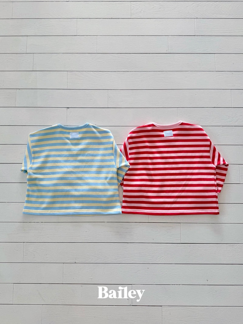 Bailey - Korean Children Fashion - #discoveringself - Peekaboo Stripe Tee - 7