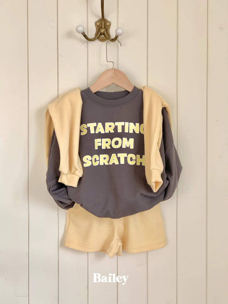 Bailey - Korean Children Fashion - #kidsshorts - Soft Sweatshirts - 7