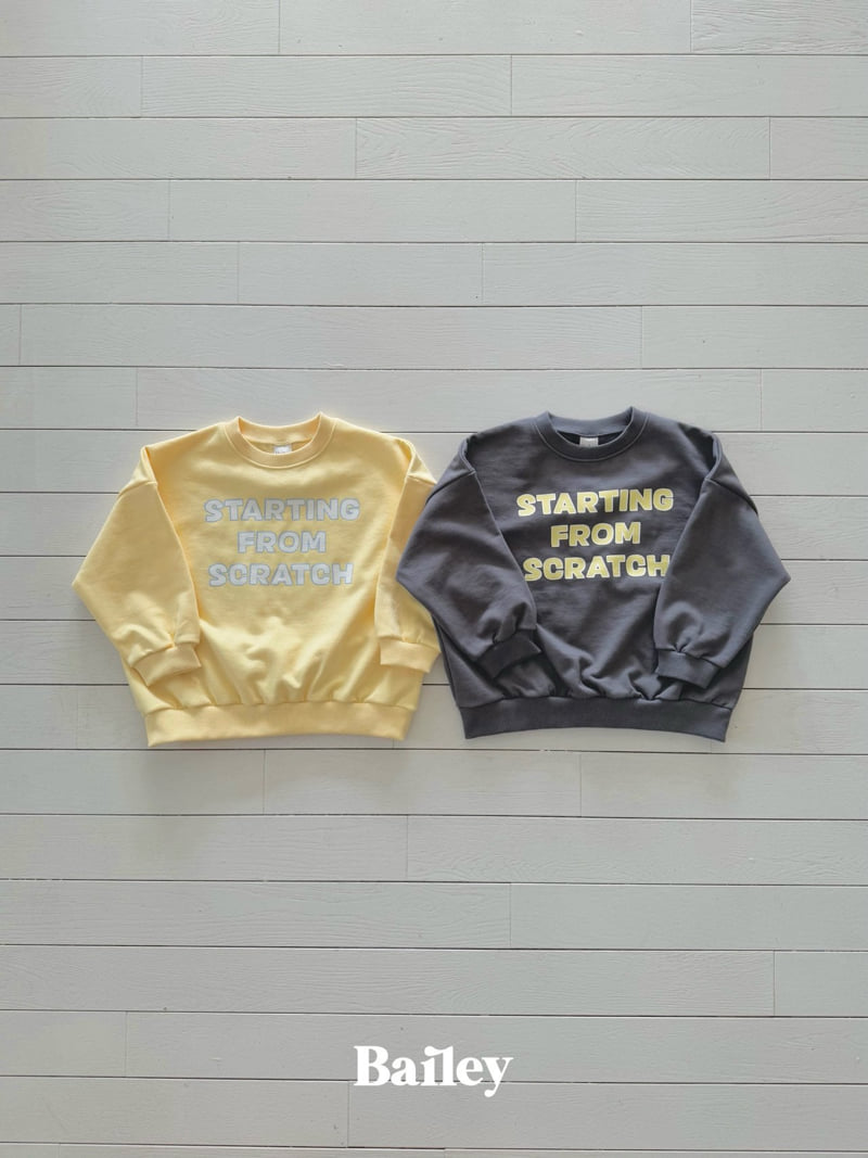 Bailey - Korean Children Fashion - #magicofchildhood - Start Sweatshirts - 3