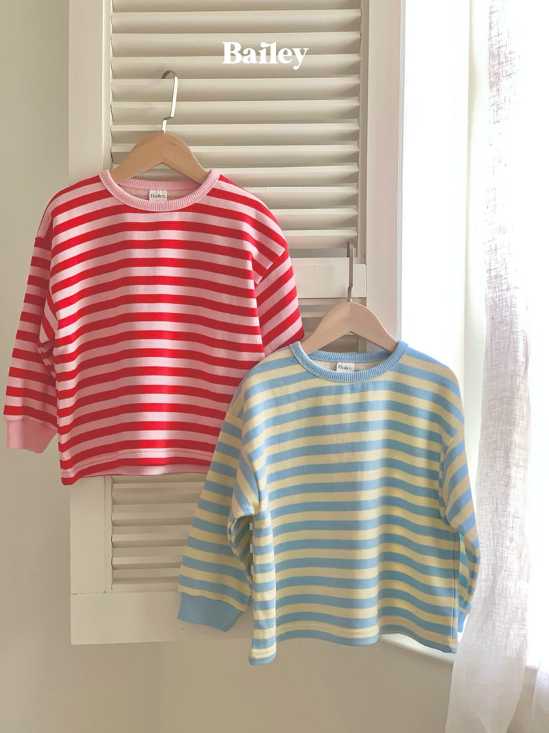 Bailey - Korean Children Fashion - #stylishchildhood - Peekaboo Stripe Tee - 3