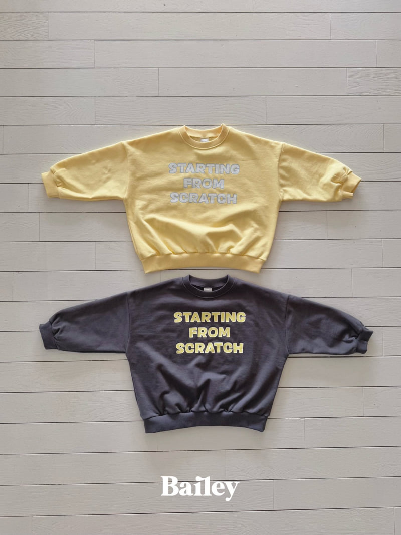 Bailey - Korean Children Fashion - #todddlerfashion - Start Sweatshirts - 6