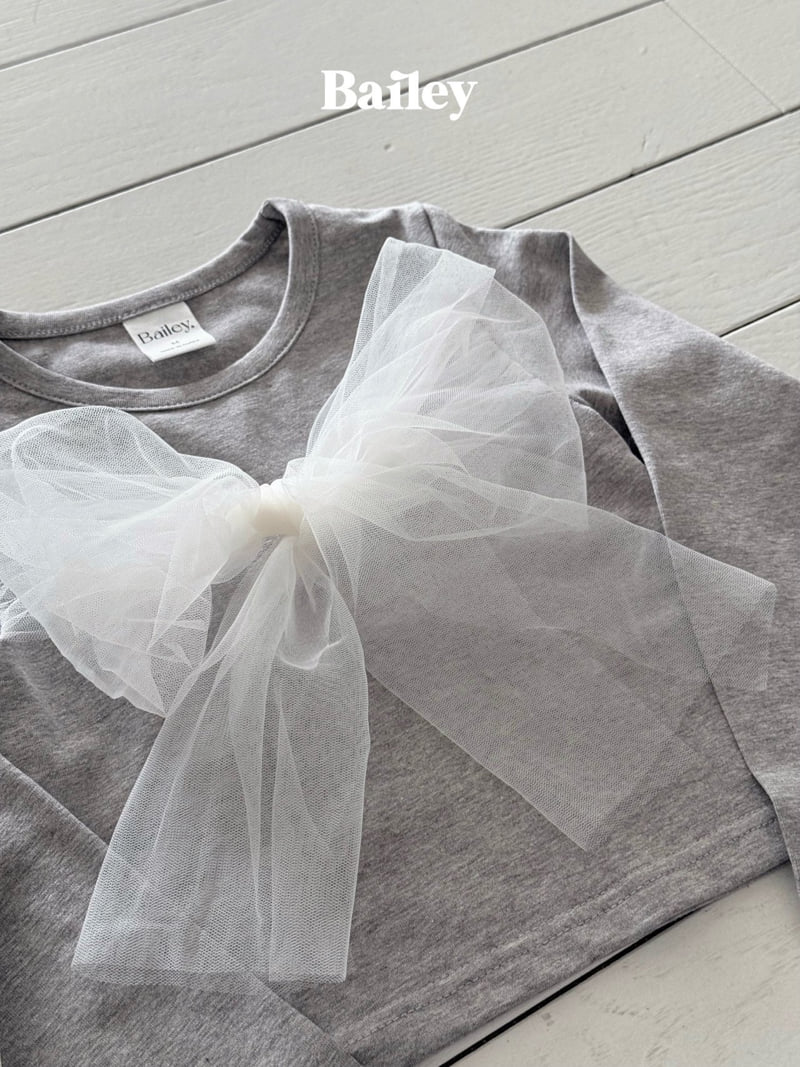 Bailey - Korean Children Fashion - #todddlerfashion - Ribbon Tee - 4