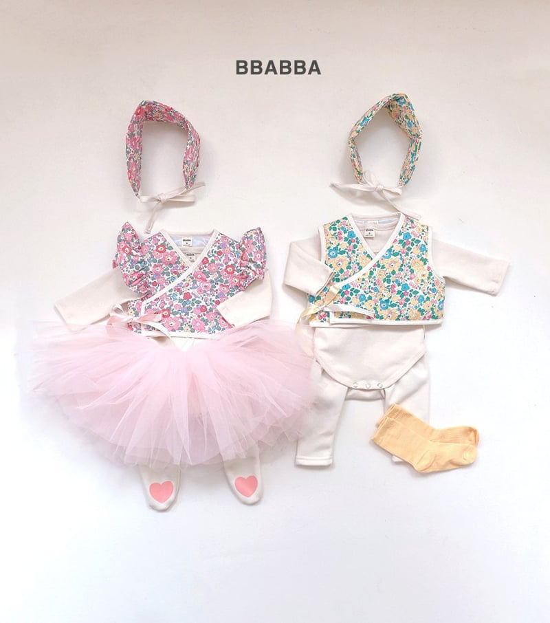 Bbabba - Korean Baby Fashion - #babyoutfit - Beautiful Girl Hanbok Set (set of 4) - 6