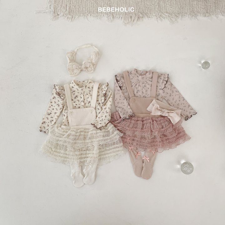 Bebe Holic - Korean Baby Fashion - #babyboutiqueclothing - Coco Layered Suspenders - 3