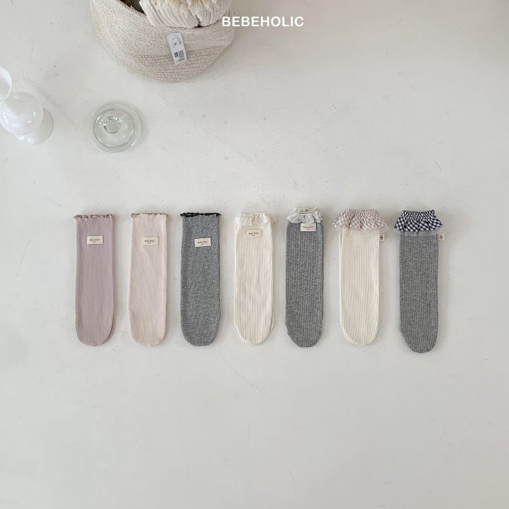 Bebe Holic - Korean Baby Fashion - #babyboutiqueclothing - Wave Knee Socks - 4