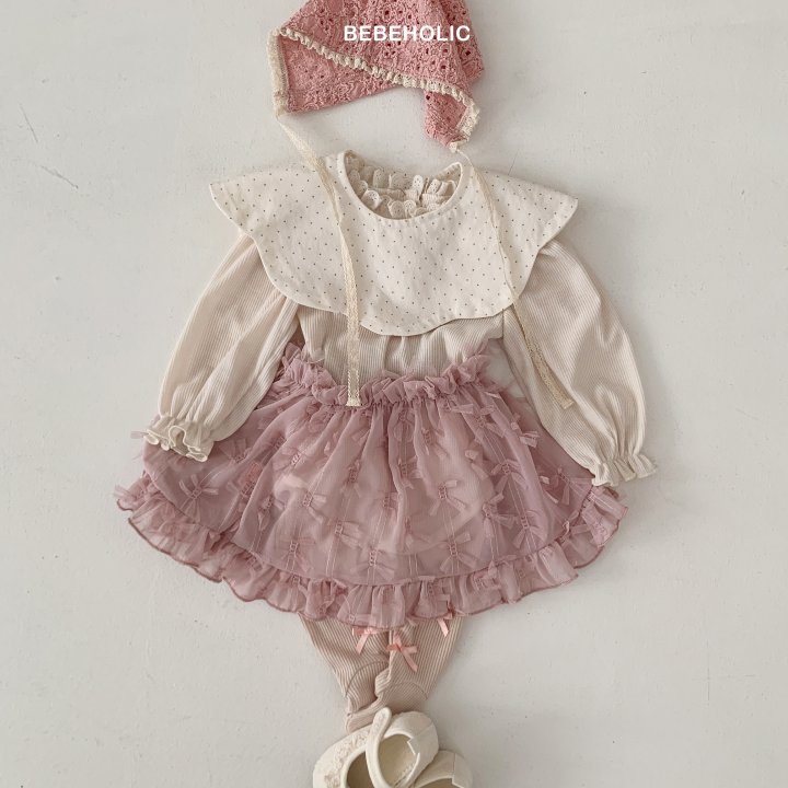 Bebe Holic - Korean Baby Fashion - #babyfever - Roman Ribbon Skirt - 6