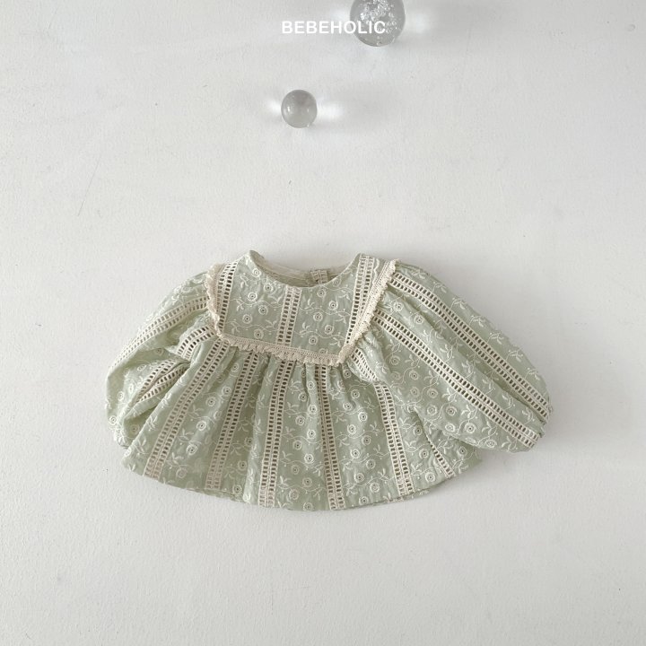 Bebe Holic - Korean Baby Fashion - #babygirlfashion - Rose Frill Blouse - 11