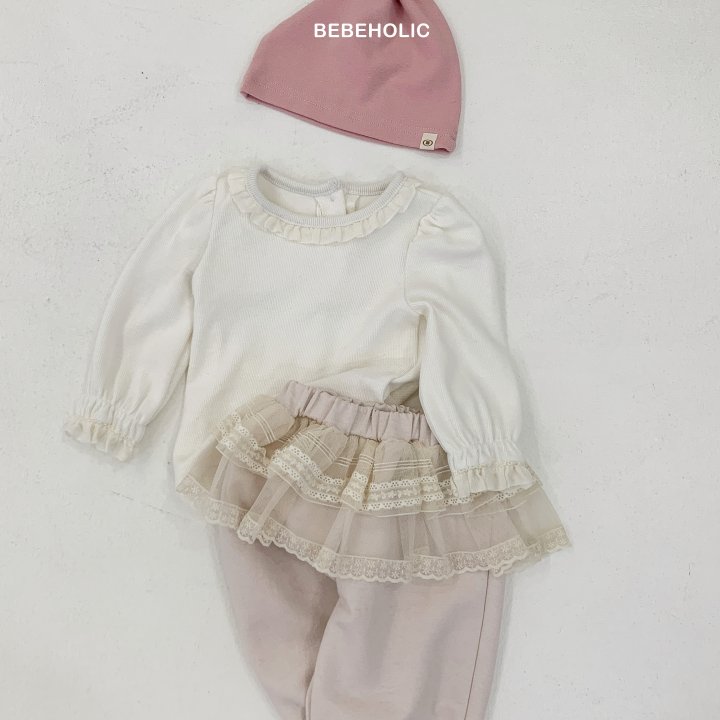 Bebe Holic - Korean Baby Fashion - #babylifestyle - Trang Fril Tee - 3