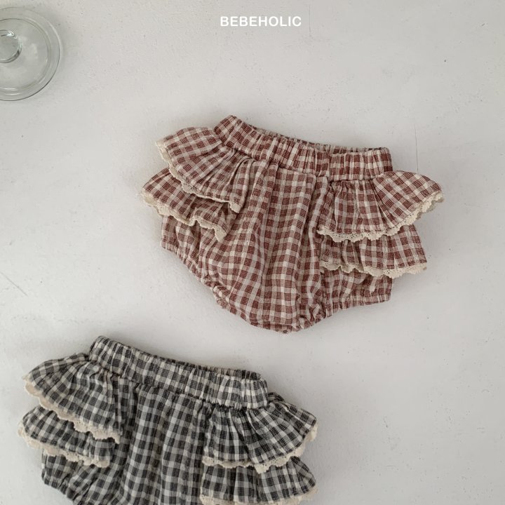 Bebe Holic - Korean Baby Fashion - #babyoninstagram - Lumi Check Bloomers - 10