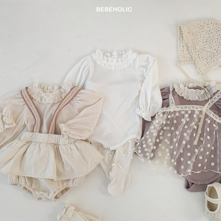 Bebe Holic - Korean Baby Fashion - #babywear - Soft Lace Suit - 2