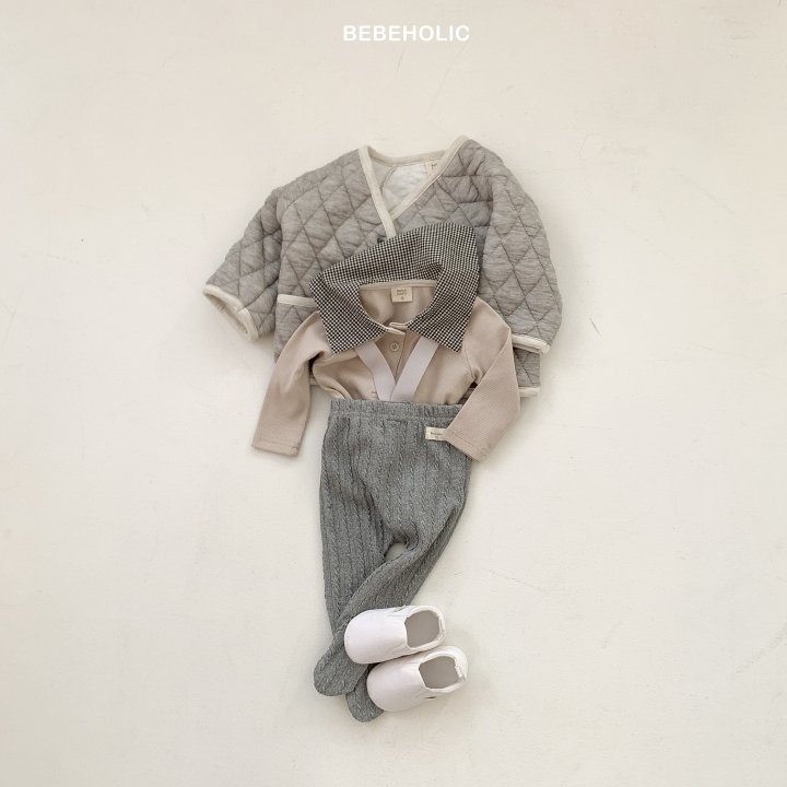 Bebe Holic - Korean Baby Fashion - #onlinebabyboutique - Sweet Check Tee - 6