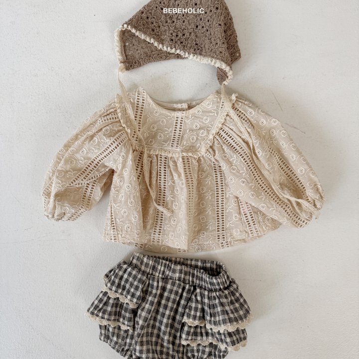 Bebe Holic - Korean Baby Fashion - #onlinebabyboutique - Rose Frill Blouse - 4