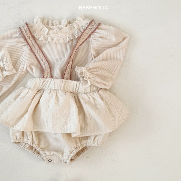 Bebe Holic - Korean Baby Fashion - #onlinebabyboutique - Soft Lace Suit - 4