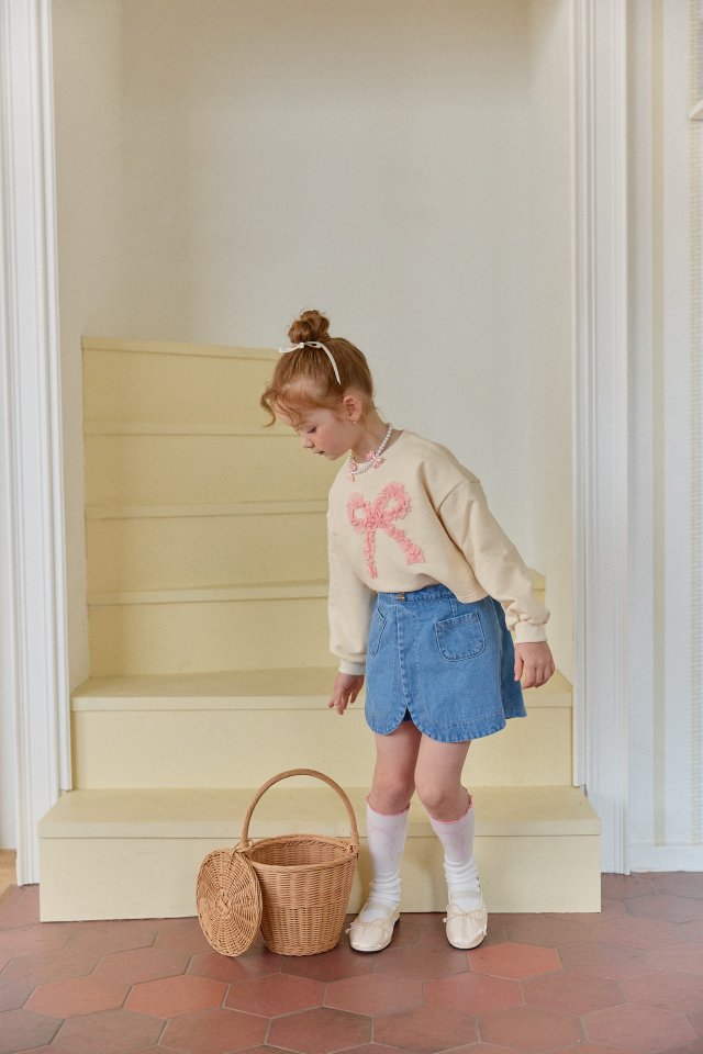 Berry Berry - Korean Children Fashion - #designkidswear - Cross Denim Pants - 7