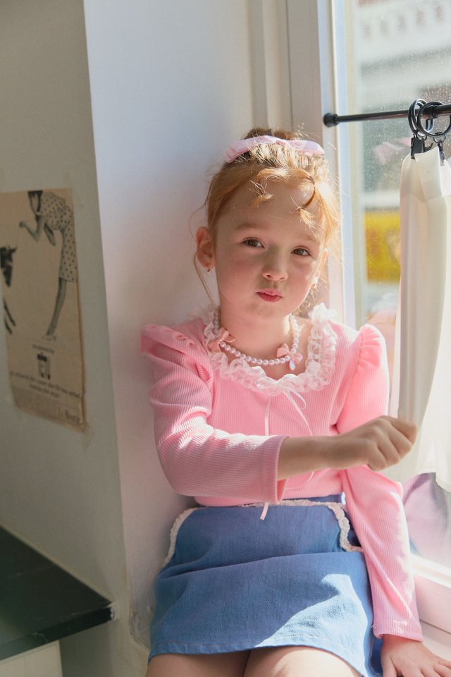 Berry Berry - Korean Children Fashion - #kidsshorts - Bene Square Tee - 4