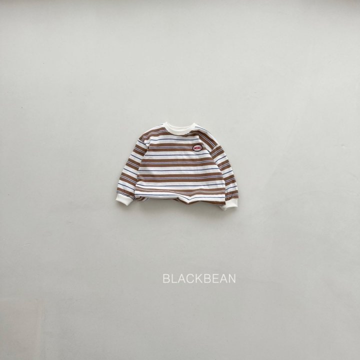 Black Bean - Korean Children Fashion - #toddlerclothing - More Stripe Tee - 10